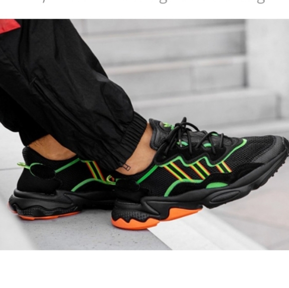 adidas Other - Adidas mens black orange ozweego